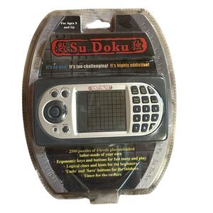 Su Doku 2500 Puzzles of 4 Levels Handheld Electronic Game